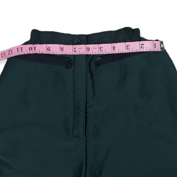 VTG SKEA Women's Snow Ski Snowboard Pants Forest Green Winter Outerwear Size 8 - Picture 3 of 7